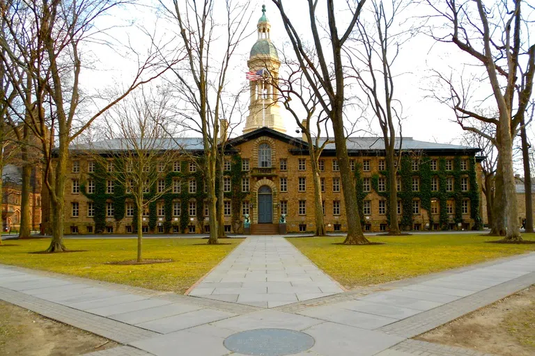 Outside of Nassau Hall 