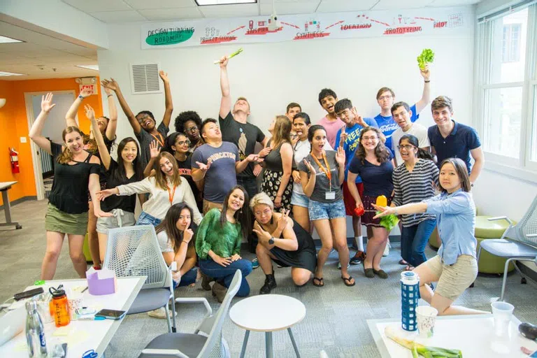 Group of students posing for their Tiger Challenge program