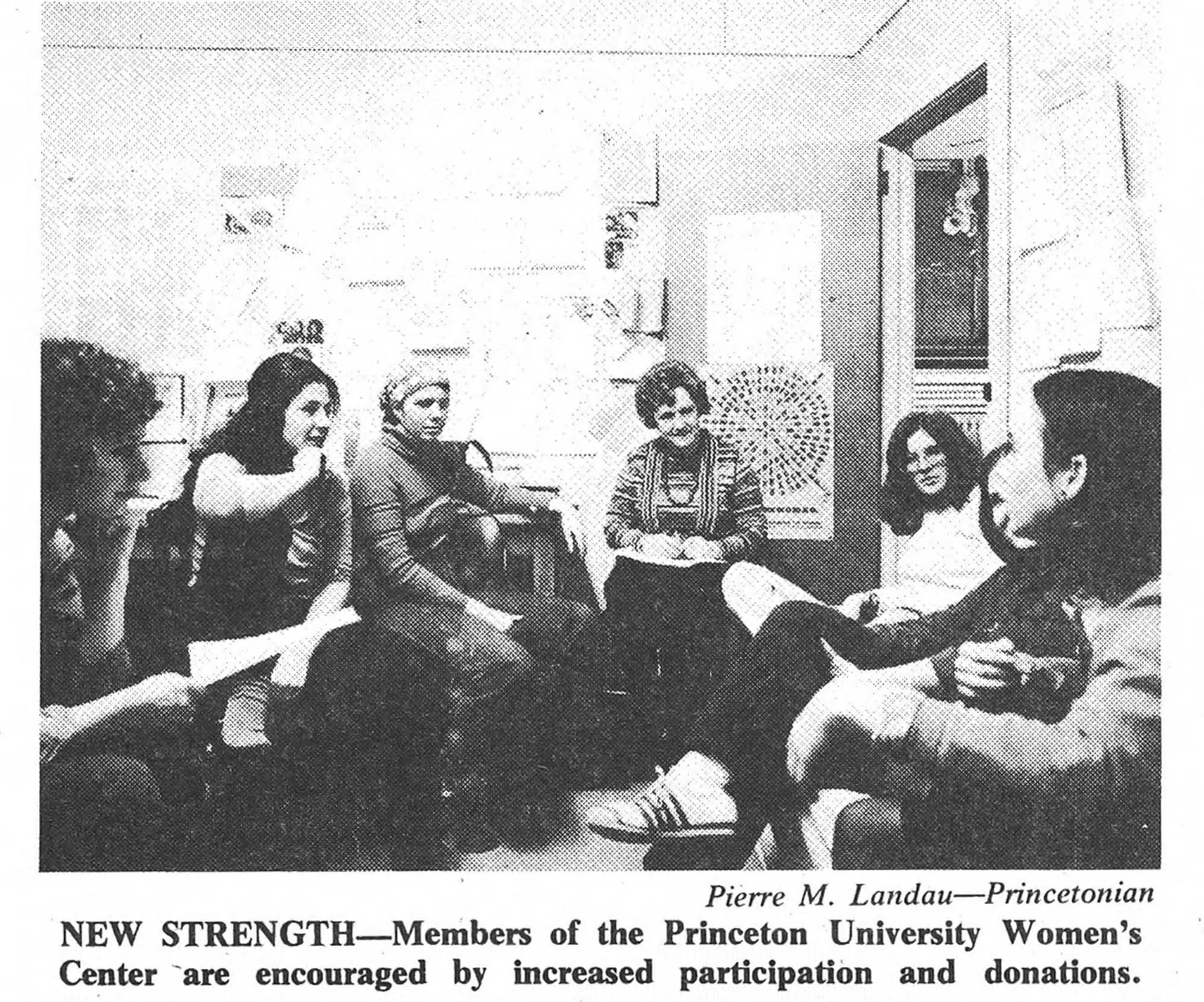 Black and White Women's Center Photo