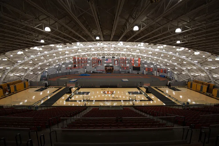 Inside of Jadwin Gym 