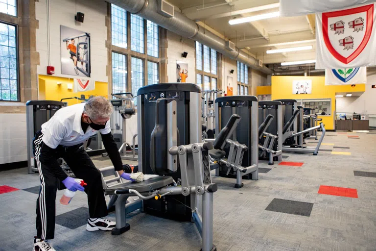 Weight machines in Dillon Gym 