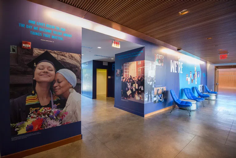 Fields Center Interior Murals