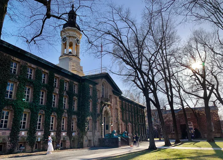 Blue Skies over Nassau Hall