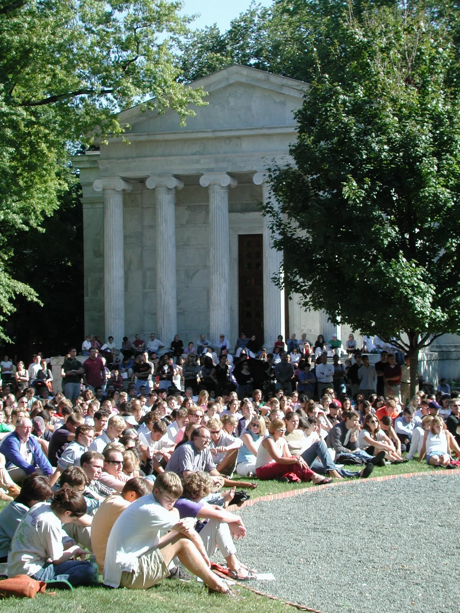 Students on the Green