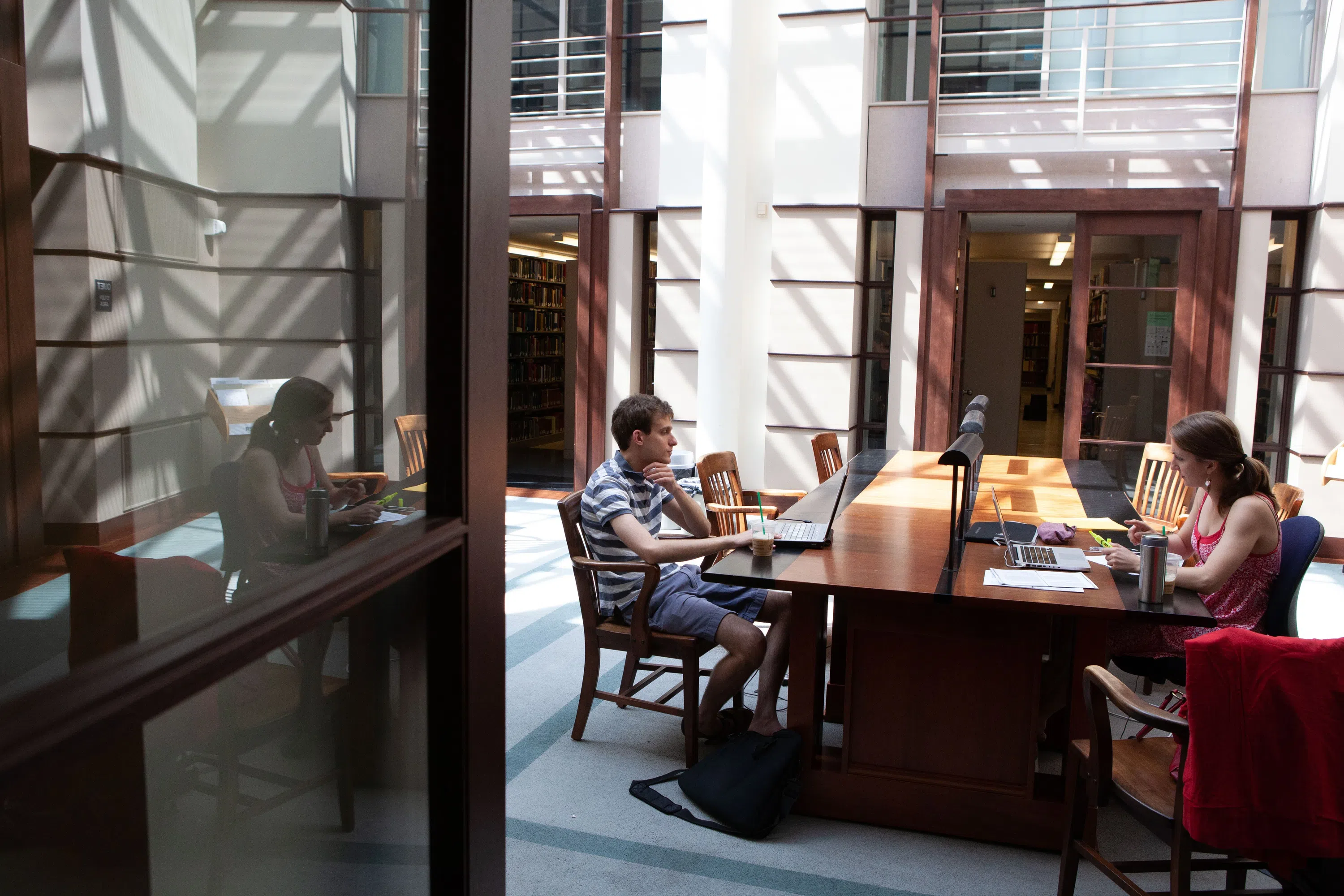 Students Studying at Firestone