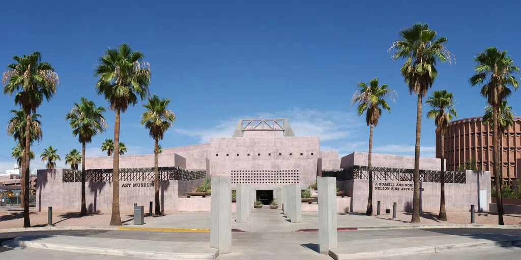 Entrance to ASU Art Museum and the J. Russel and Bonita Nelson Fine Arts Center