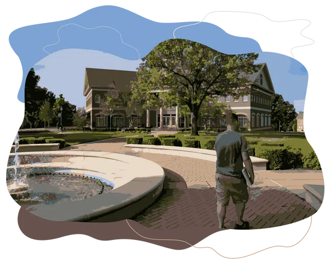 Arkansas State University Mountain Home Campus Illustration