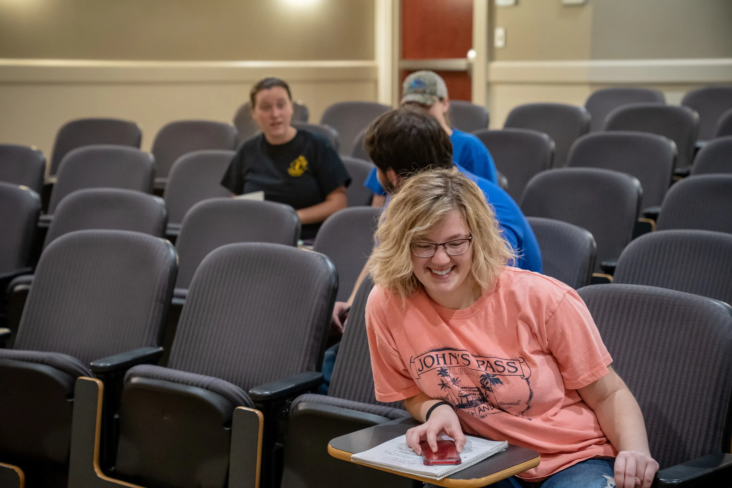 Students in the McMullin Lecture Hall