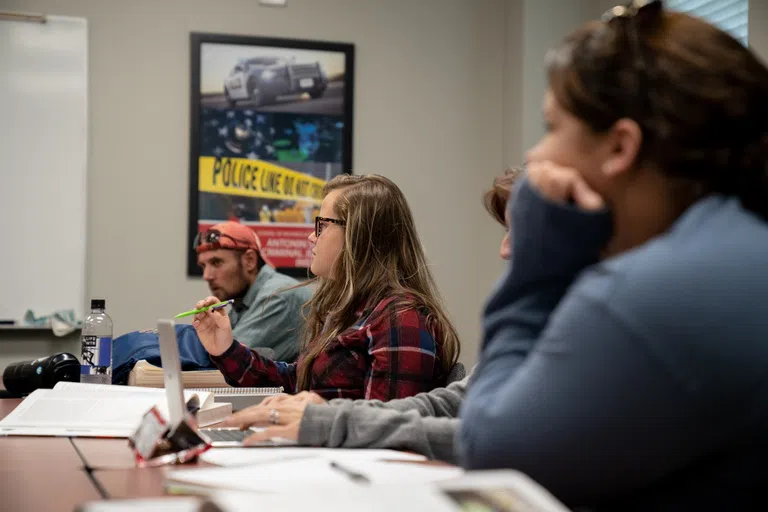 Students learning in Integrity First Hall