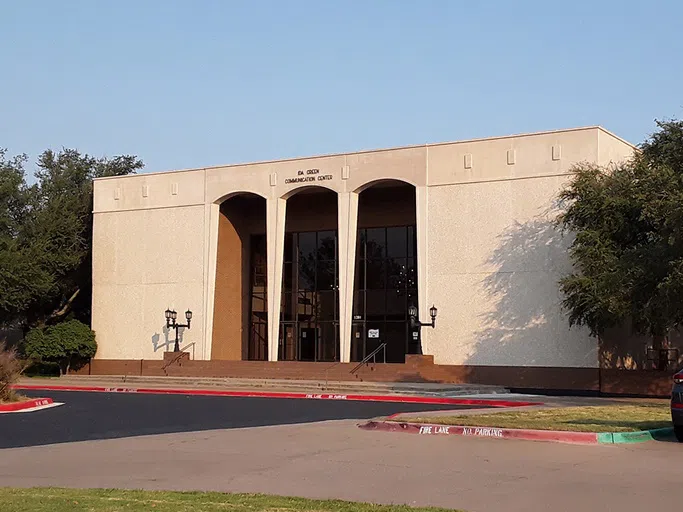 Ida Green Communication Center, built in 1972, is a 38,372-square-foot facility that houses the Department of Communication, Media Studies, and Theatre. The main, 500-seat Ida Green Theatre was gutted in 2020 and reopened as the Sally and Jim Nation Theatre. The first floor was renovated to create the Sally and Jim Nation Learning Commons.