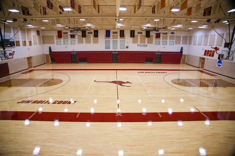 The Robert T. Mason Athletic-Recreation Complex was created in 2001 with construction of the exterior entryway and extensive internal renovations. The building is named for  longtime coach and athletic director Robert T. Mason ’52. The complex encompasses Sid Richardson Recreation Center, Hannah Natatorium, Hughey Gym, and Verde Dickey Fitness Pavilion.