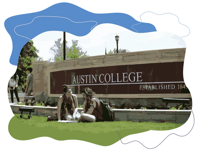 Austin College Illustration