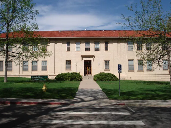 Exterior of Weber Building