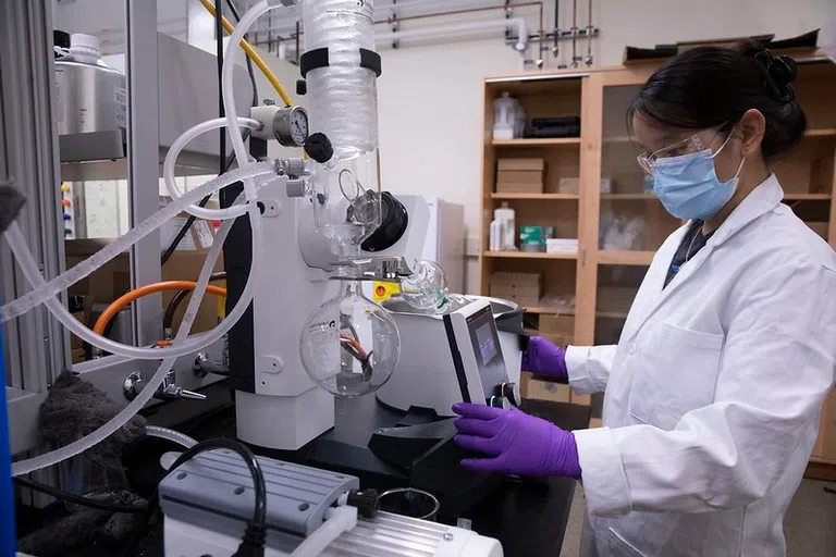 Biochemistry research being conducted in the Smart Energy Building