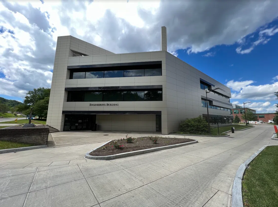 Exterior view of engineering building