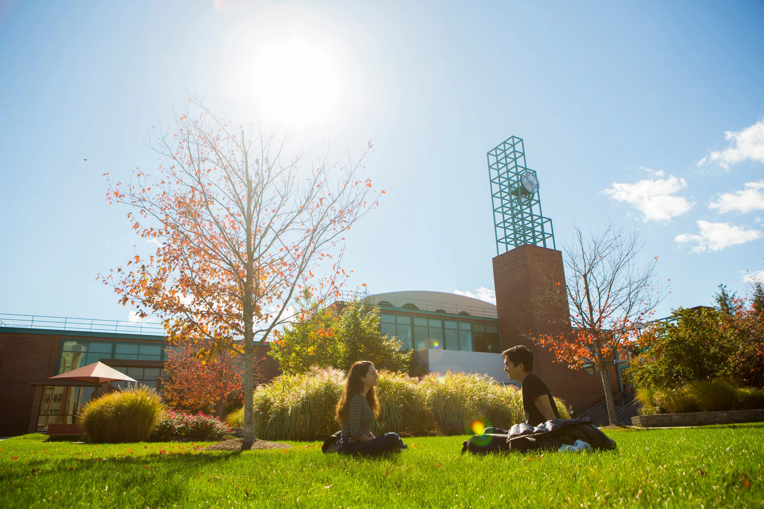 Peace Quad with view of Clocktower