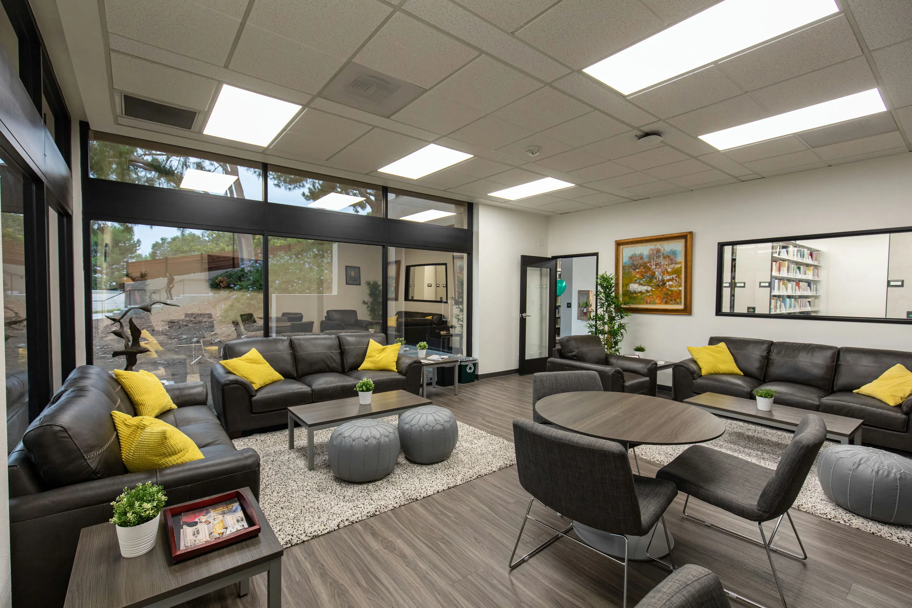 Library sitting area