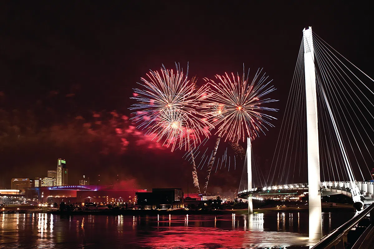 Omaha Skyline Fireworks