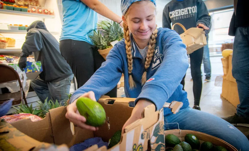 Schlegel Center for Service and Justice food pantry