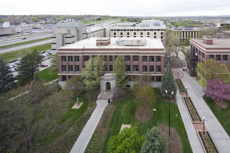 Dowling Hall from above