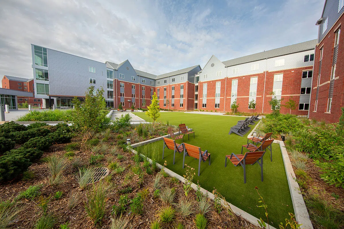 Graves Hall Courtyard