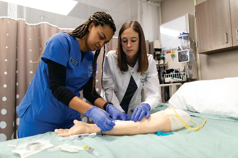 College of Nursing Simulation Lab Faculty and Student 2