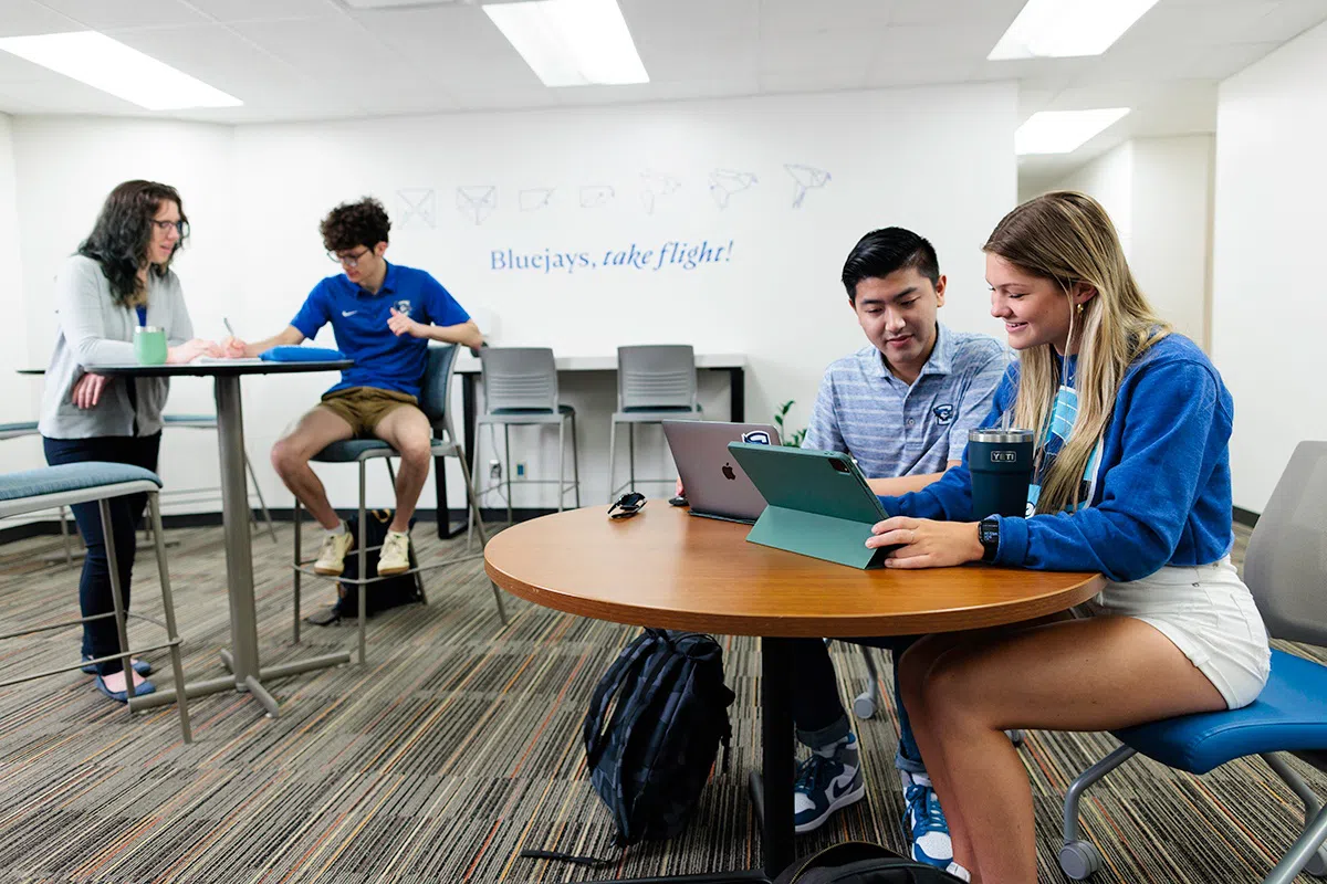 Success Center Students Studying