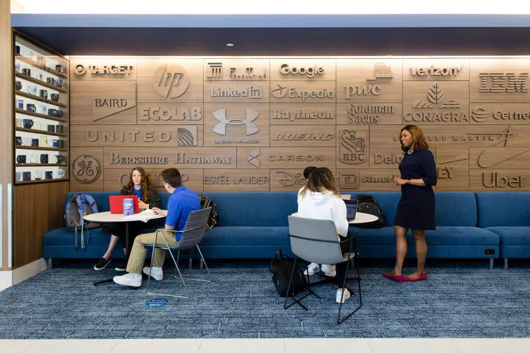 Harper Center Employer Logo Wall