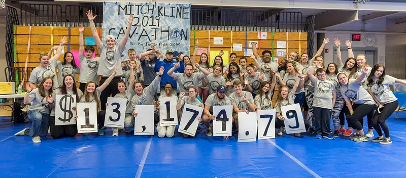 Students celebrate Cav-A-Thon to earn money to fight childhood cancer