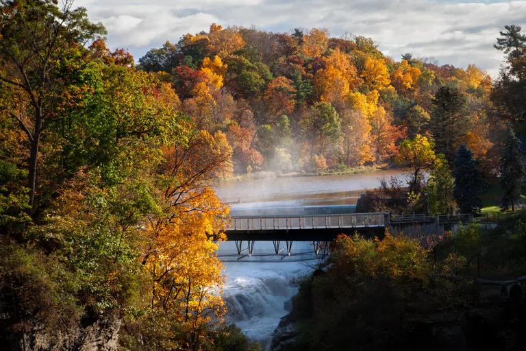 There's nothing quite like Beebe Lake in autumn, with its sweeping panoramas of fall foliage.