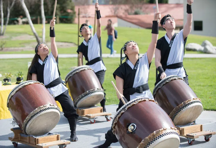 The Asian & Pacific Islander Student Center Taiko Drum