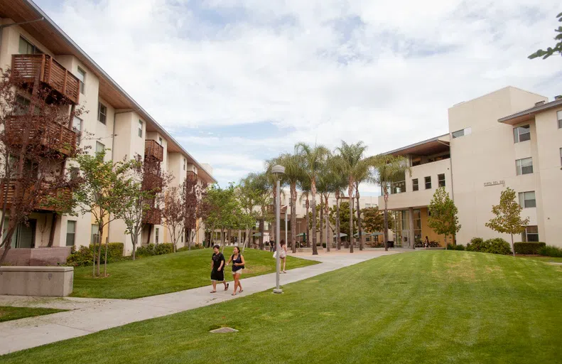 Campus Housing Courtyard