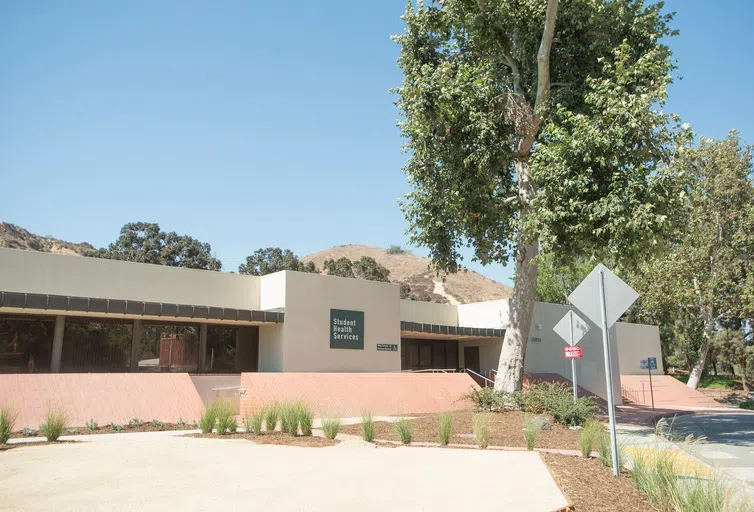 Exterior of the Student Health Services Building