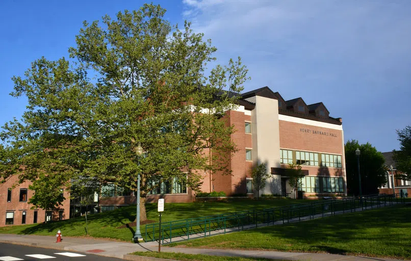 Exterior of Henry Barnard Hall