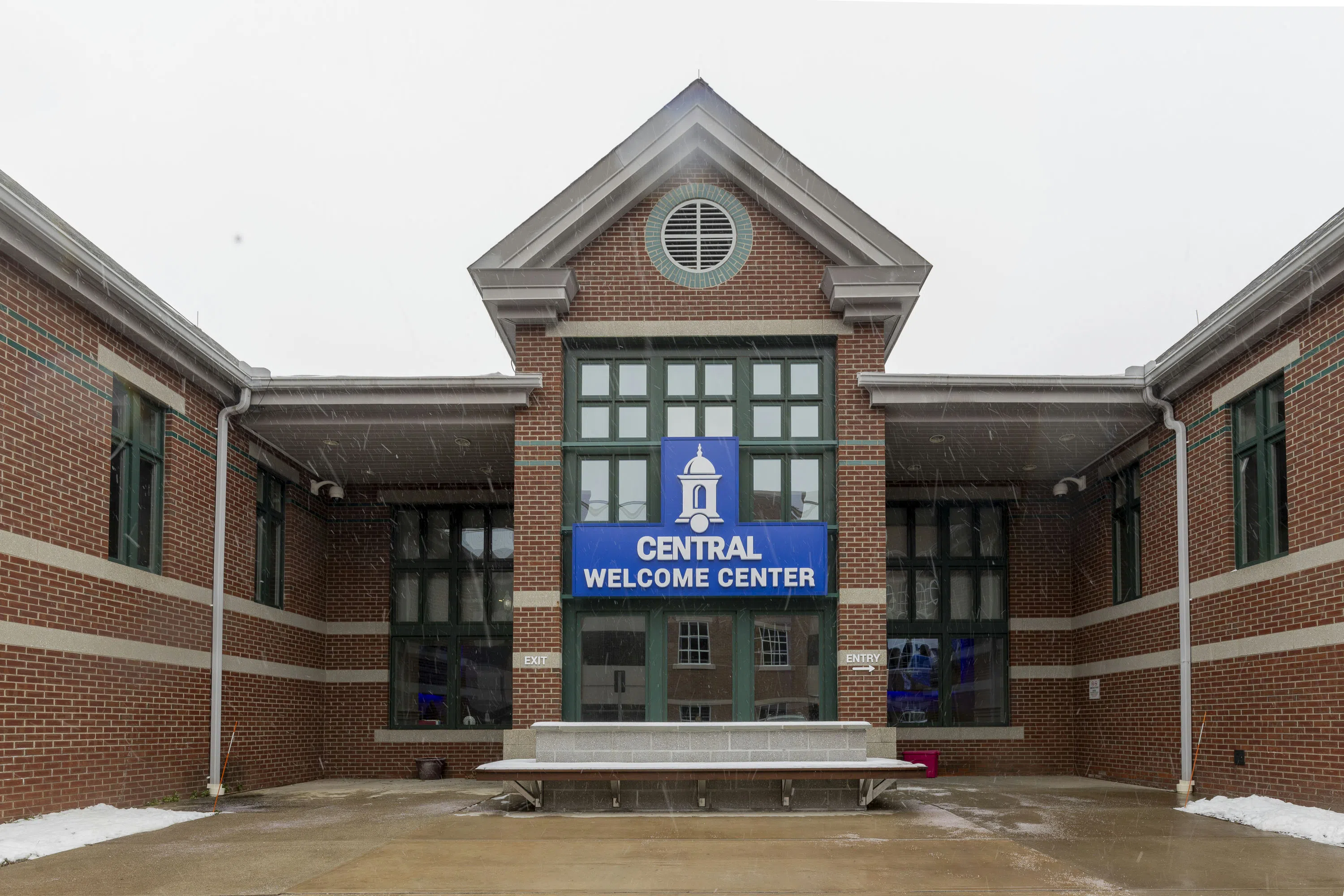 Exterior of the Central Welcome Center