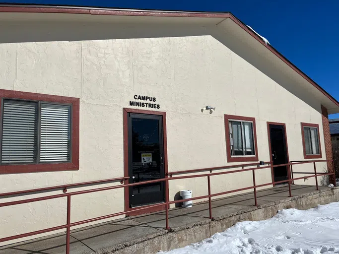 front view of campus ministries with railing