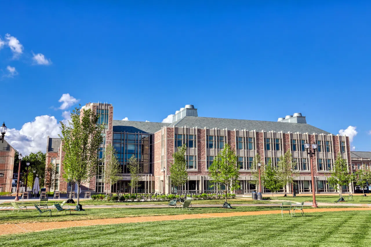 Exterior shot of Jubel Hall