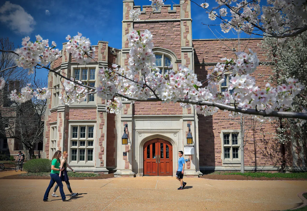 Exterior shot showing the main entrance to Wrighton