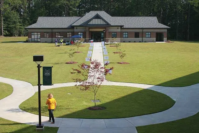 interior of clubhouse