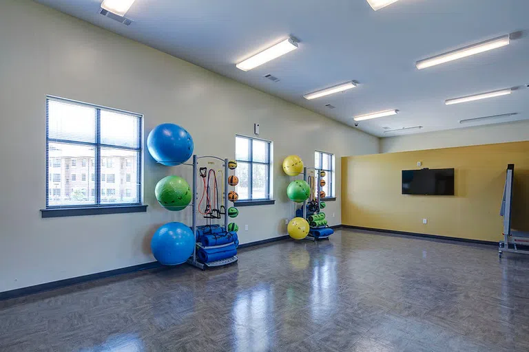 interior of clubhouse