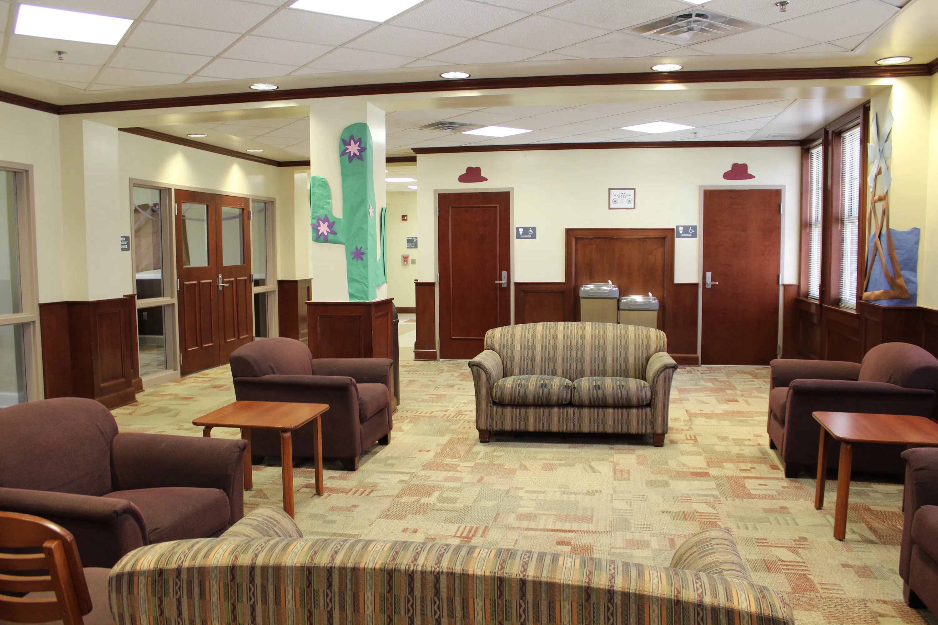 DeGraff lobby sitting area.