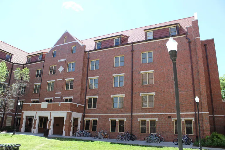 Exterior of DeGraff hall