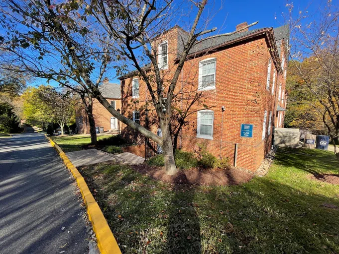 exterior of Clark Hall