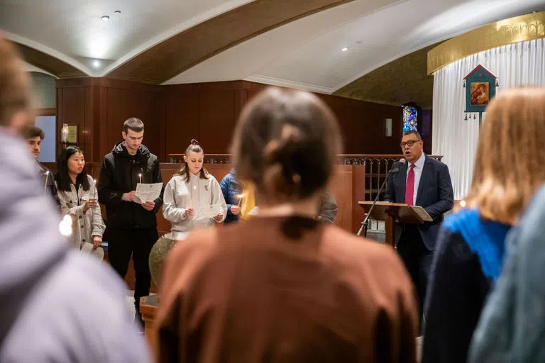 Service in St. Mary Chapel