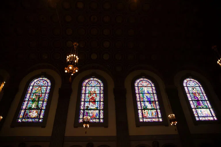 Stained glass windows