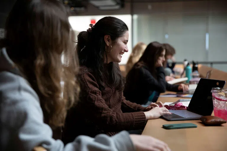 Students studying in Prior Beehive 