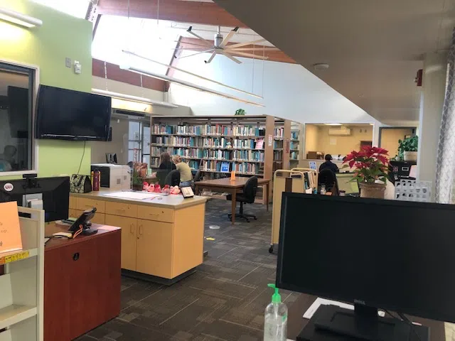 This is how the inside of the Library and Learning Center look like. 