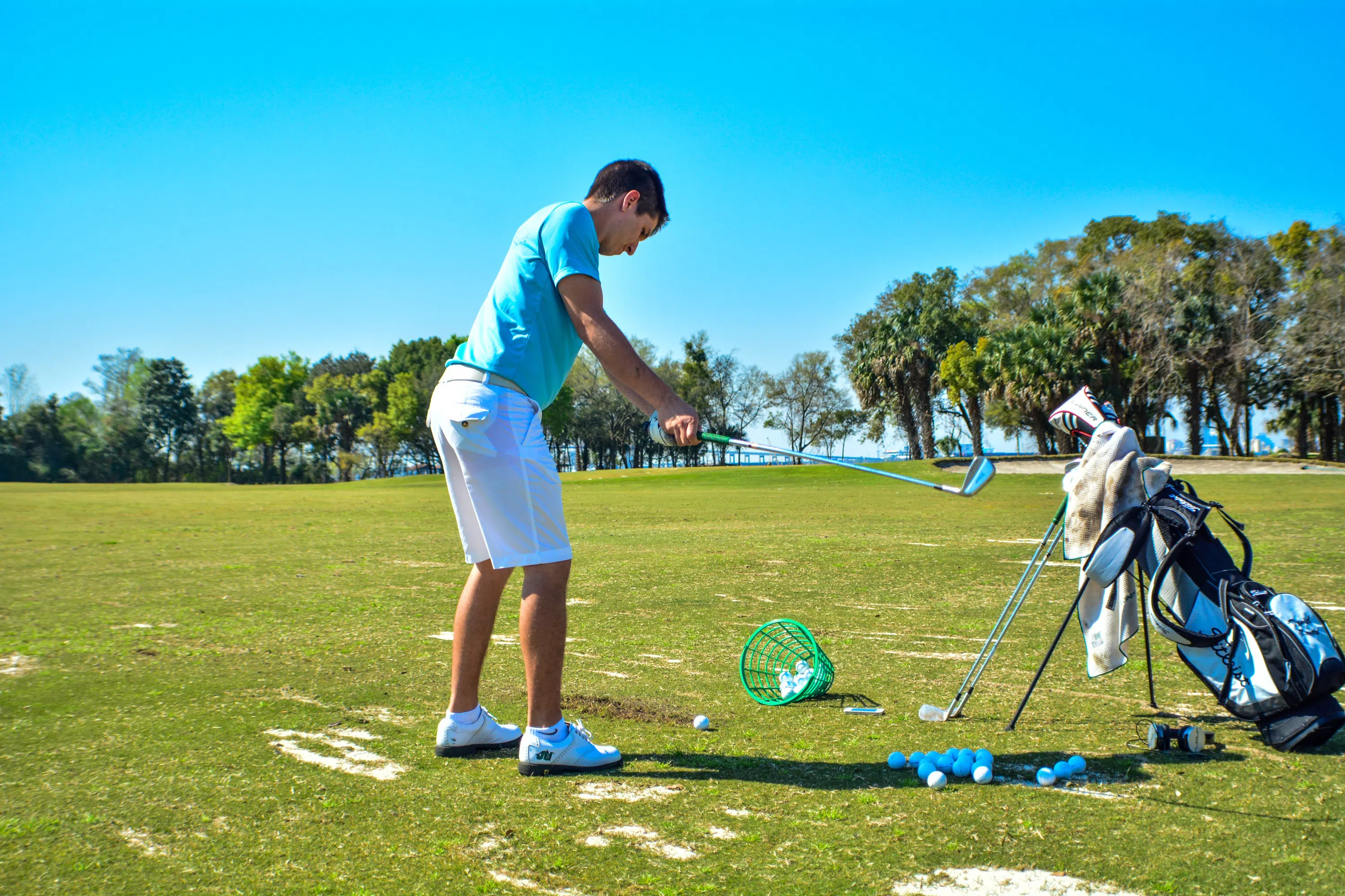 Golf Practice Facility located on the Dolphin Green. 