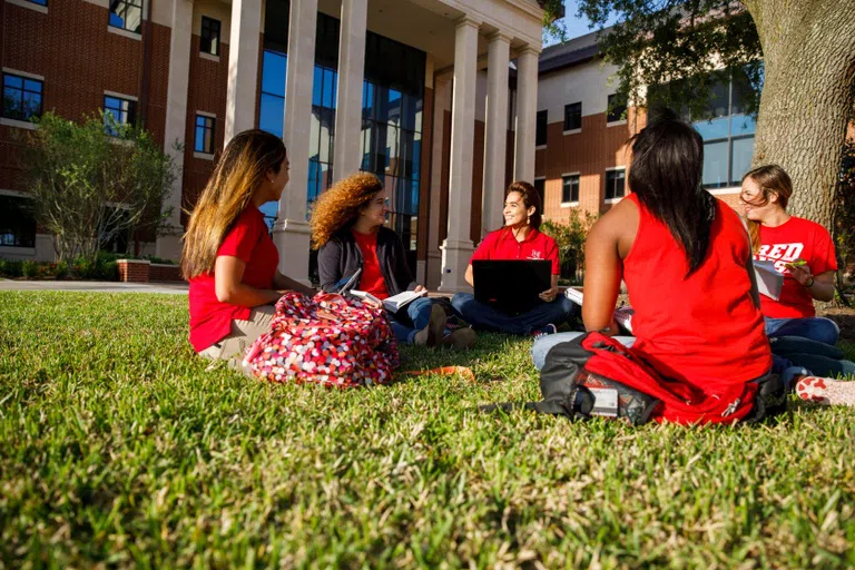 Hanging Out in Reaud Lawn 