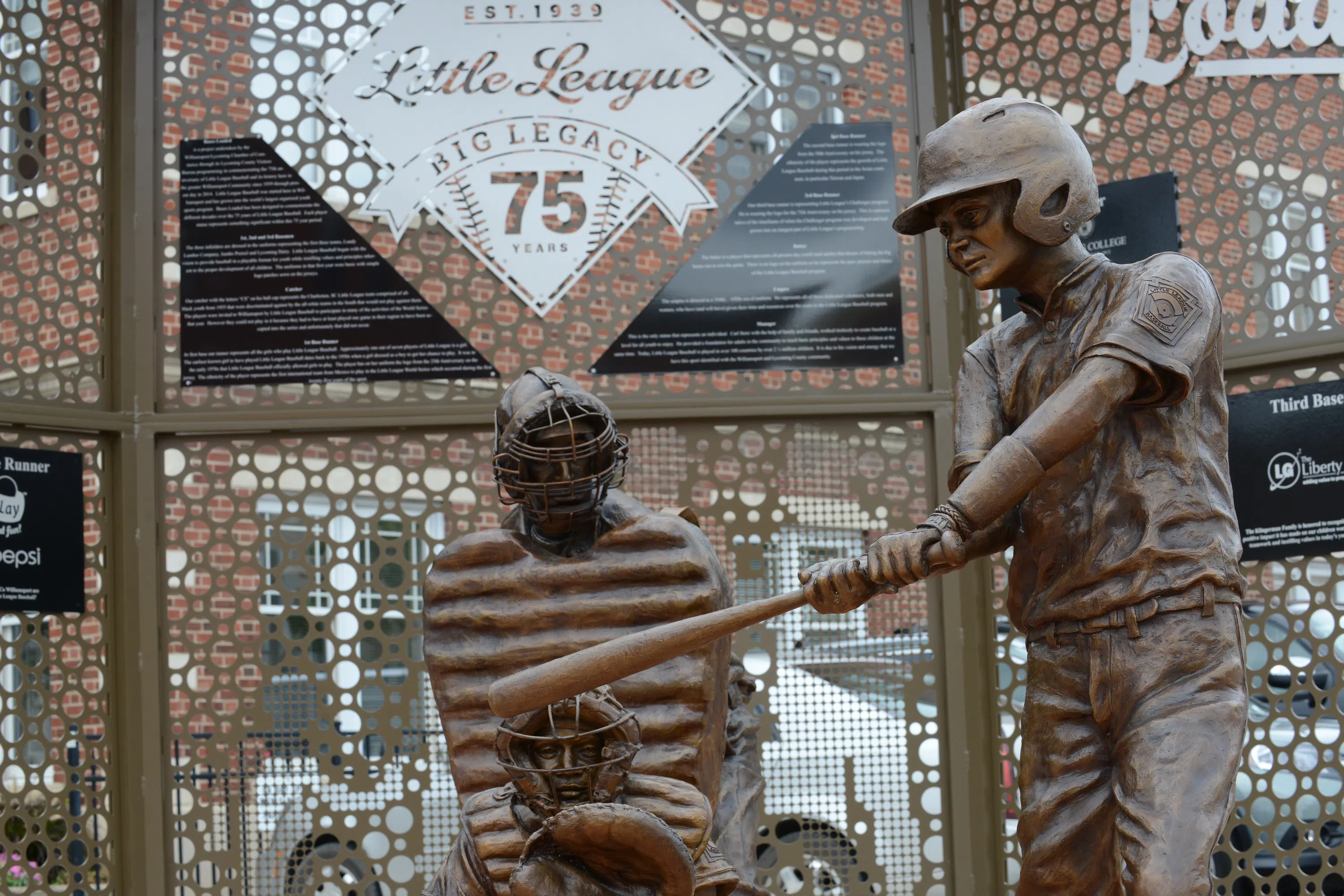 Downtown Little League Statues